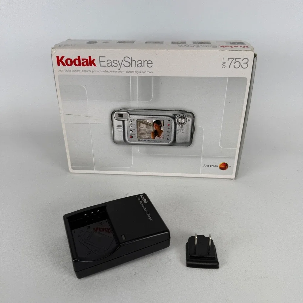 K5000 Kodak Li-Ion Rapid Battery Charger for EasyShare Series Black Kodak LS753